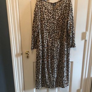 Leopard print dress